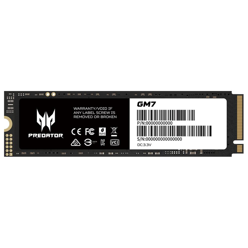 Foto 2 pulgar | Unidad de Estado Sólido SSD M.2 2TB Acer Predator Gm7 Nvme 1.4 Pcie 4.0 7200  6300 Mb/s Bl.9bwwr.119