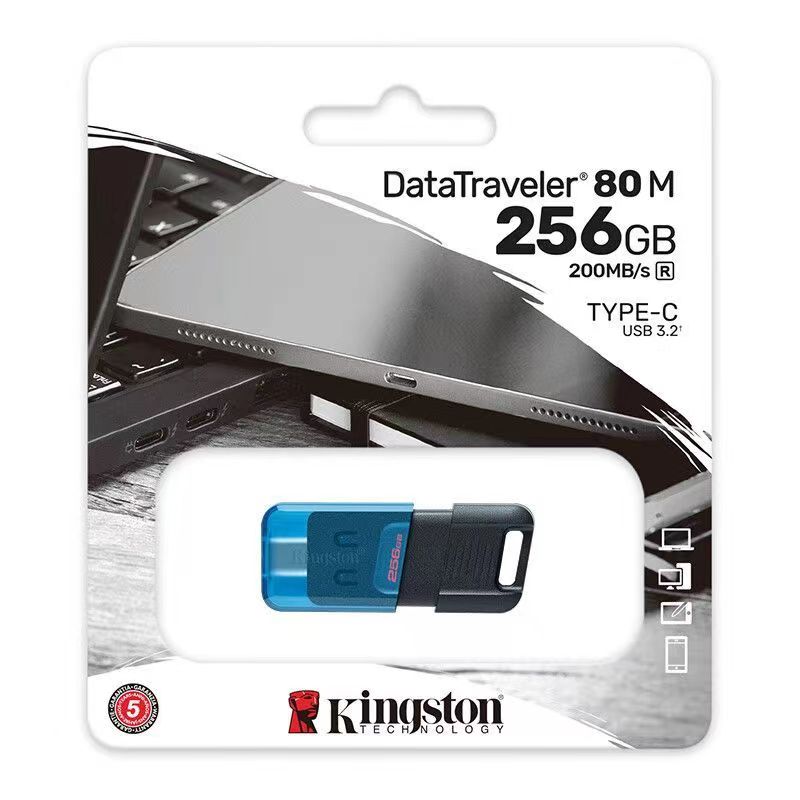 Foto 2 pulgar | Venta Internacional- Memoria USB-C Kingston Datatraveler 80 M 256 GB USB