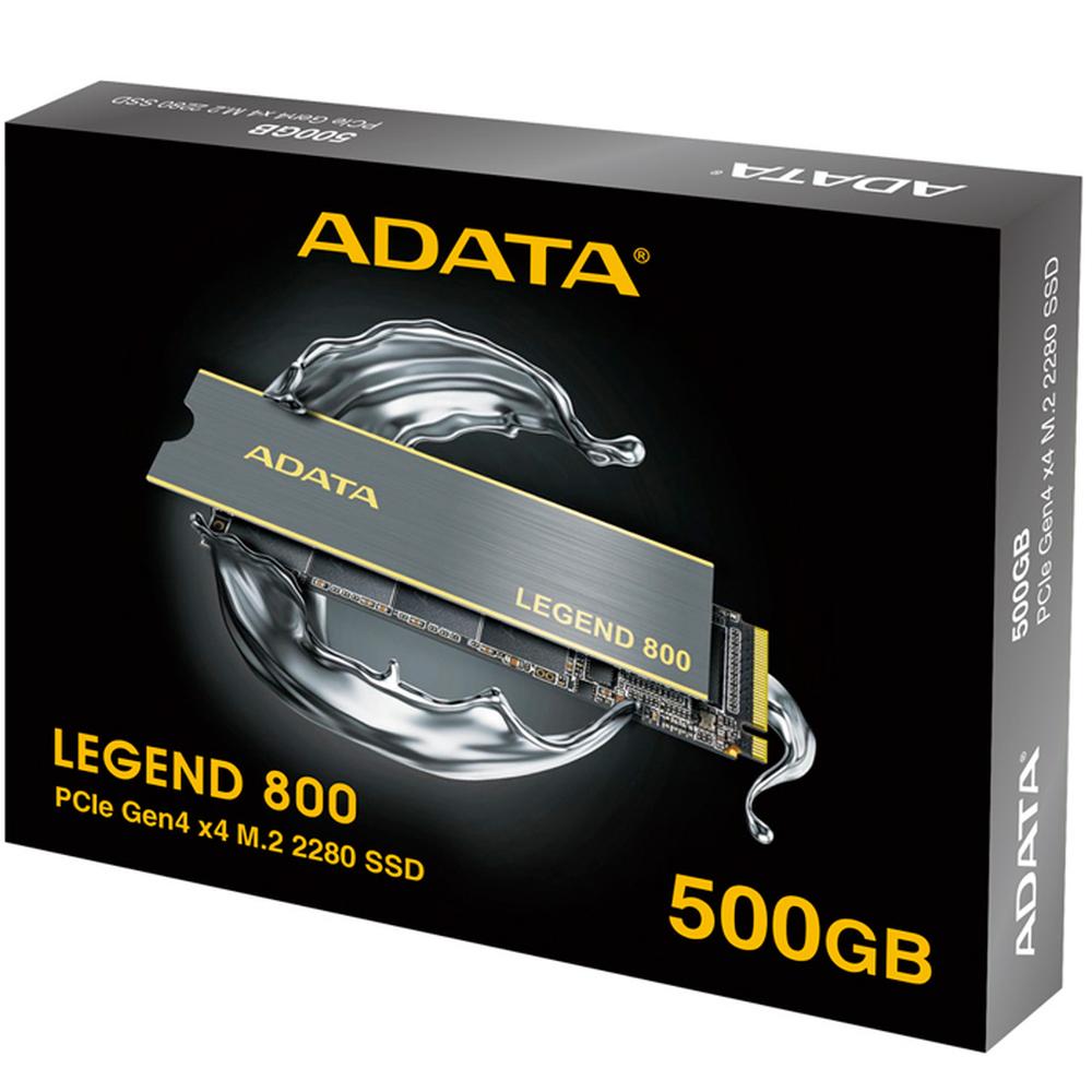 Foto 6 | Unidad de Estado Sólido Ssd M.2 500gb Adata Legend 800 Nvme Pcie 4.0 3500/2200 Mb/s Aleg-800-500gcs Gris