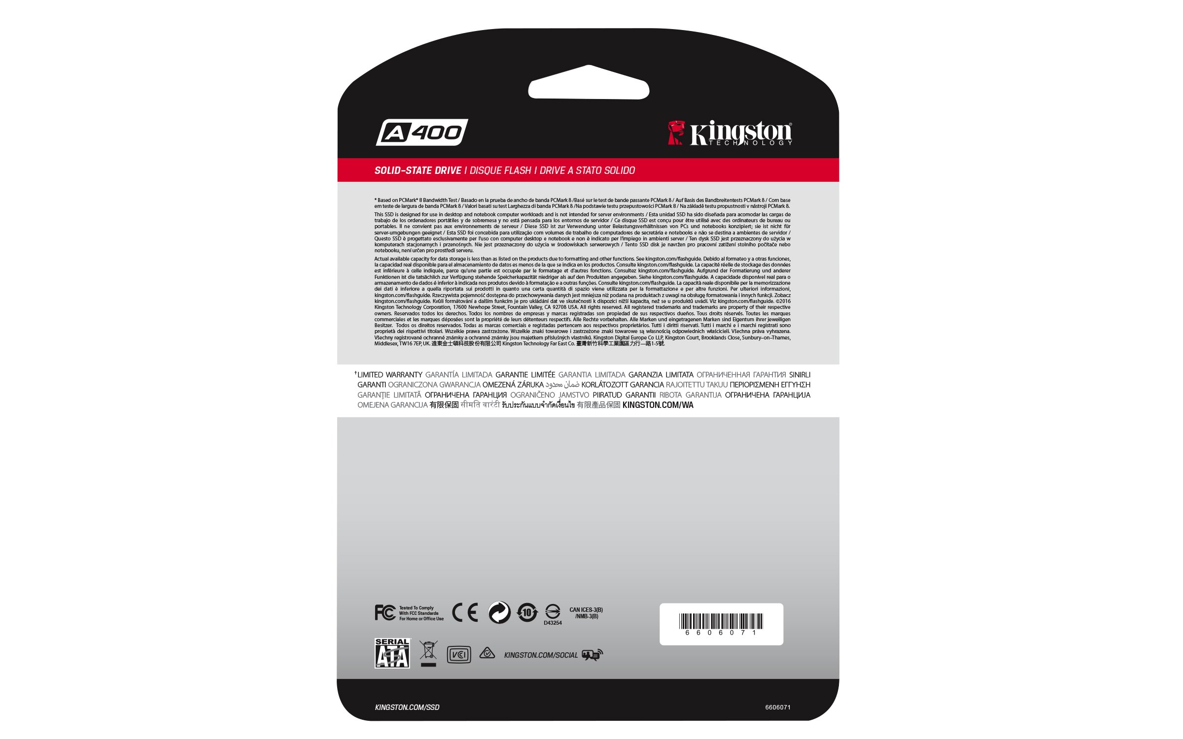 Foto 6 pulgar | Ssd Kingston A400 Sa400s37/480g 480 Gb Sata 3 2.5 - Venta Internacional