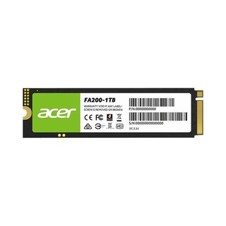 Foto 1 | Unidad De Estado Sólido Acer Fa200 De 1 Tb, M2 2280, Nvme Pcie Gen 4x4, 7200/6200 Mb/s