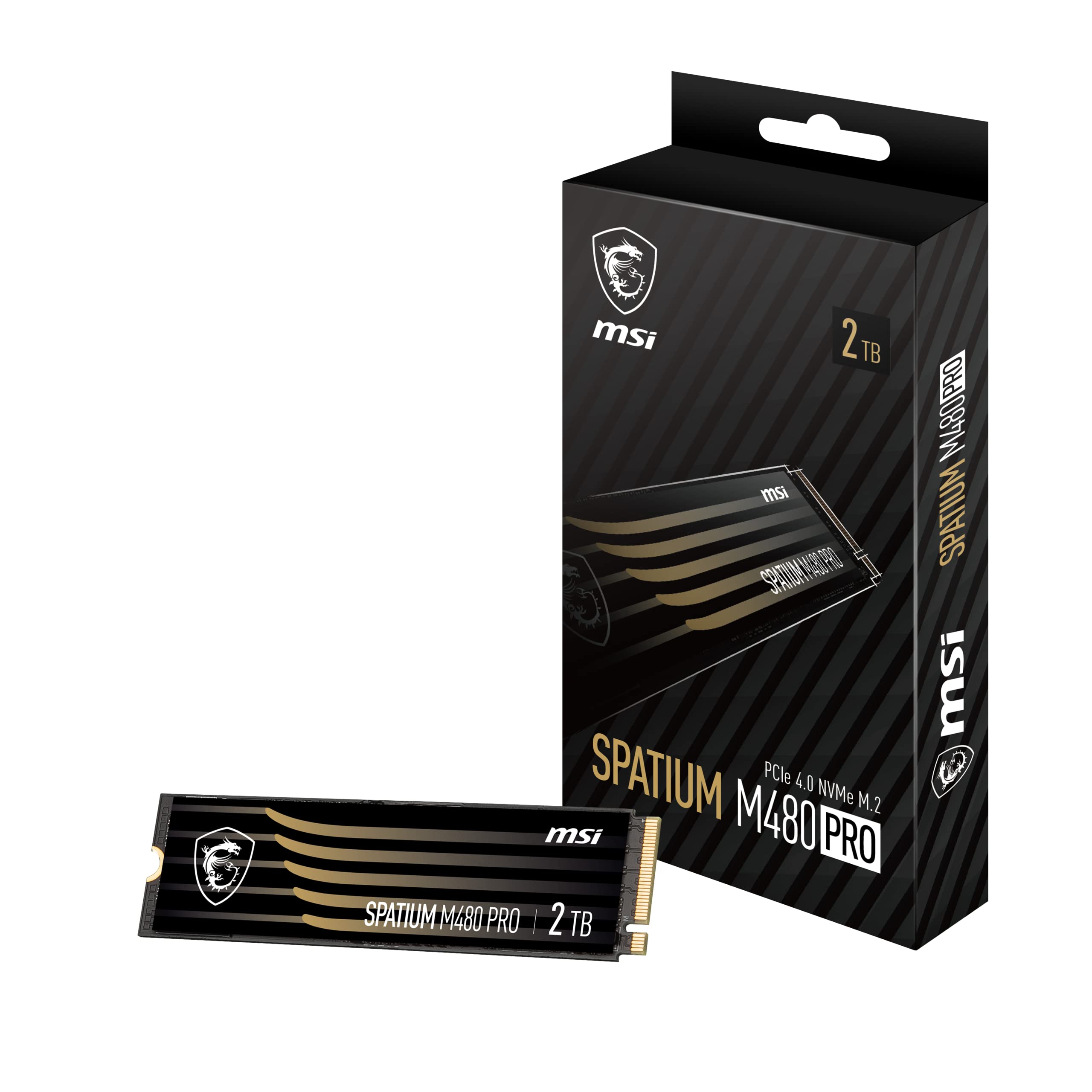 Ssd Interno Msi Spatium M480 Pro Pcie 4.0 Nvme M.2 de 2 Tb - Venta Internacional