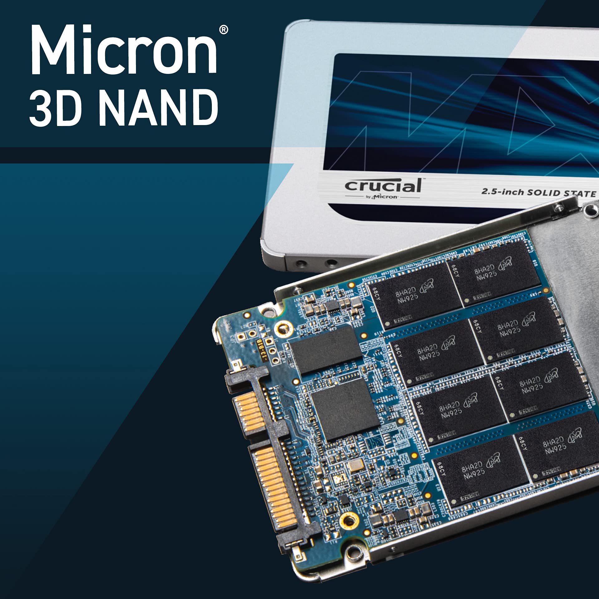 Foto 3 | Ssd Crucial Mx500 Sata 3d Nand De 2 Tb Y 2,5 Pulgadas, 560 Mb/s - Ct2000mx500ssd1 - Venta Internacional.