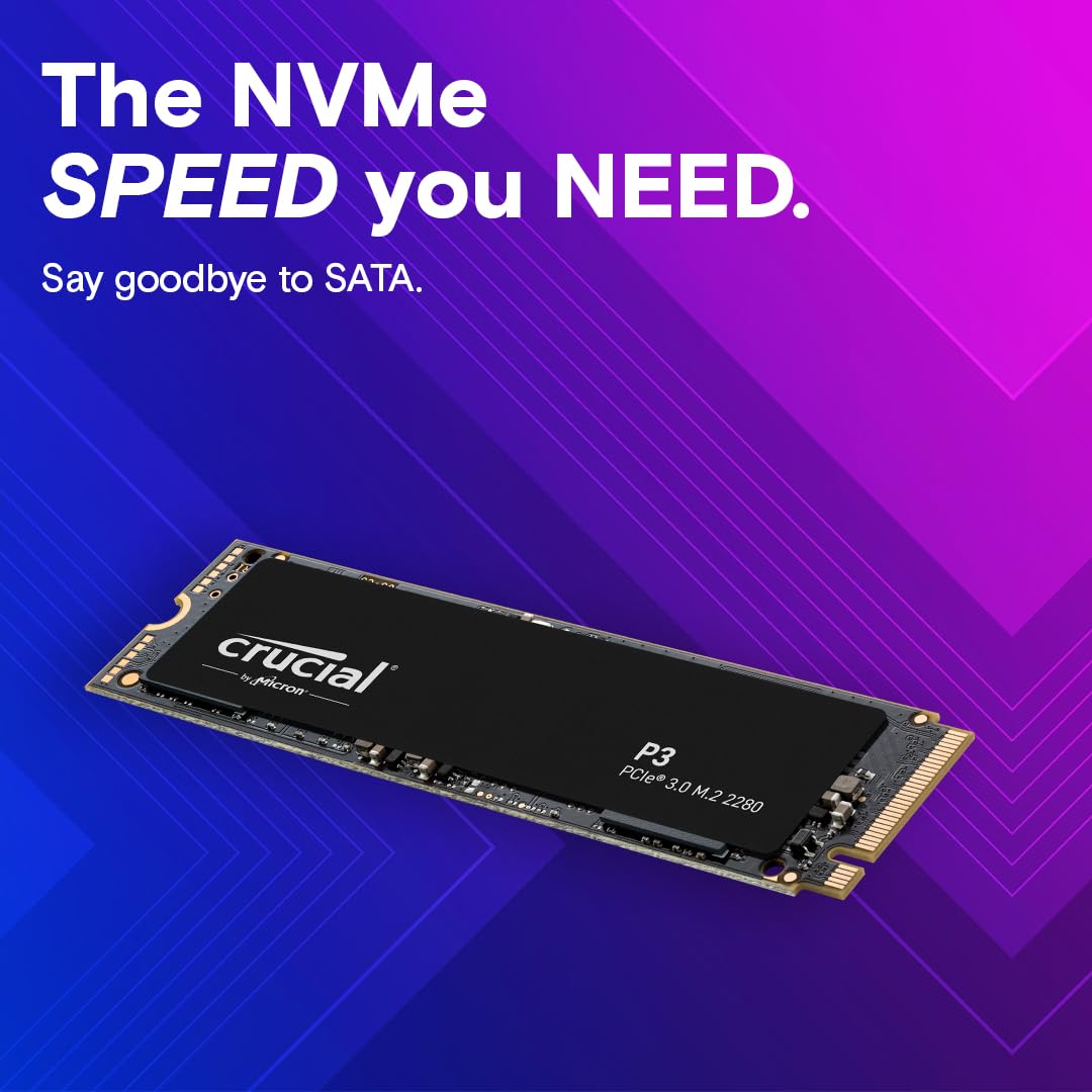 Foto 6 | Ssd Crucial P3 Ct2000p3ssd8 Pcie Gen3 3d Nand Nvme M.2 De 2 Tb - Venta Internacional.