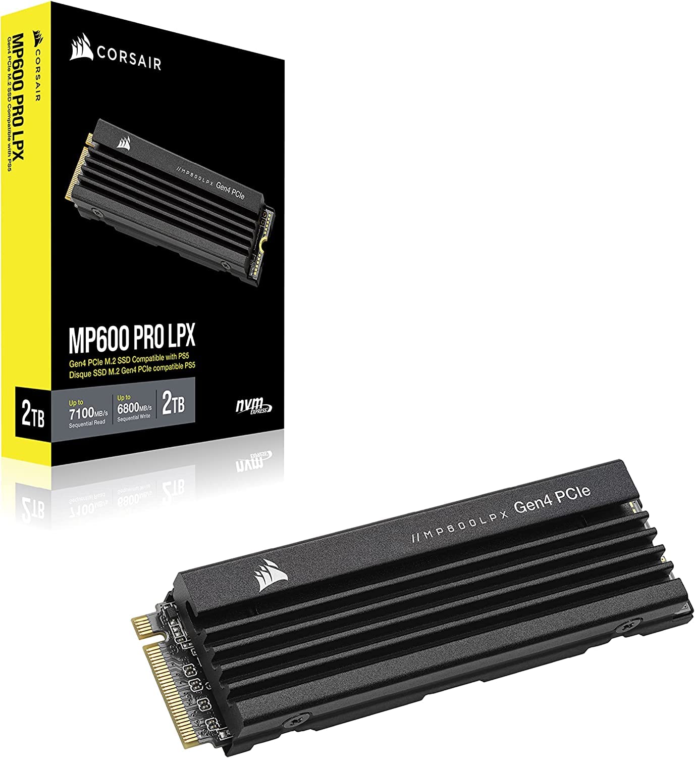 Foto 7 pulgar | Ssd Corsair Mp600 Pro Lpx De 2 Tb M.2 Nvme Pcie X4 Gen4 Para Ps5 - Venta Internacional.