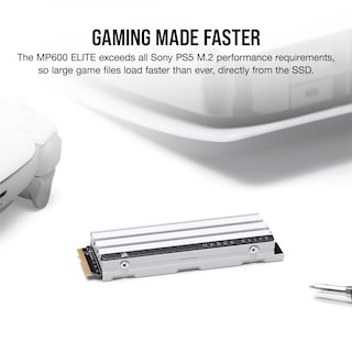 Foto 4 | Ssd Corsair Mp600 Elite De 1 Tb M.2 Pcie Gen4 X4 Nvme Con Disipador Térmico - Venta Internacional.