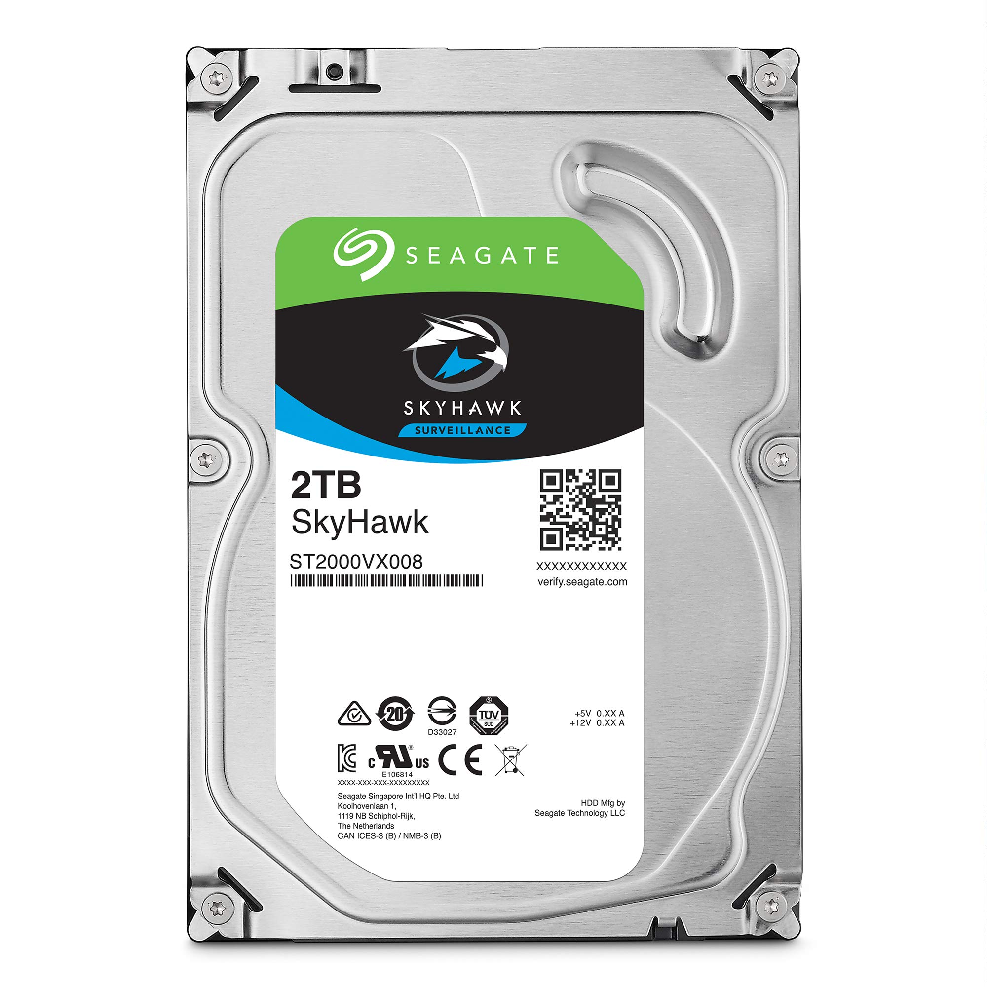 Foto 2 | Disco Duro Surveillance Seagate Skyhawk De 2 Tb Sata 6 Gb/s De 3,5 Pulgadas - Venta Internacional.