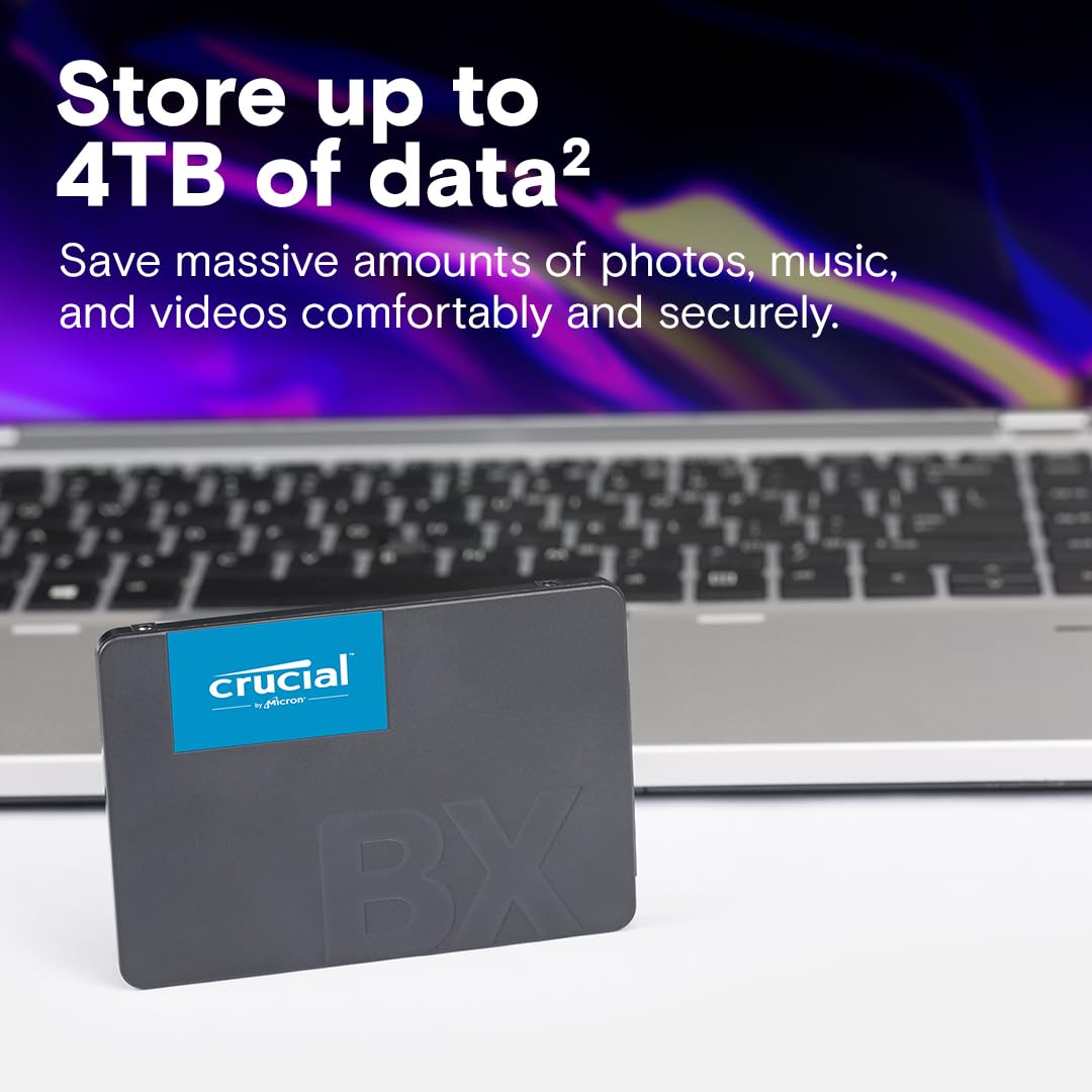 Foto 4 | Unidad De Estado Sólido Crucial Bx500 4tb 3d Nand Sata 2.5 - Venta Internacional.