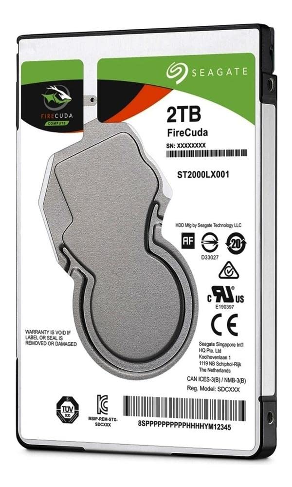 Foto 2 pulgar | Unidad Híbrida De Estado Sólido Seagate Firecuda 2tb St2000lx001 - Venta Internacional.