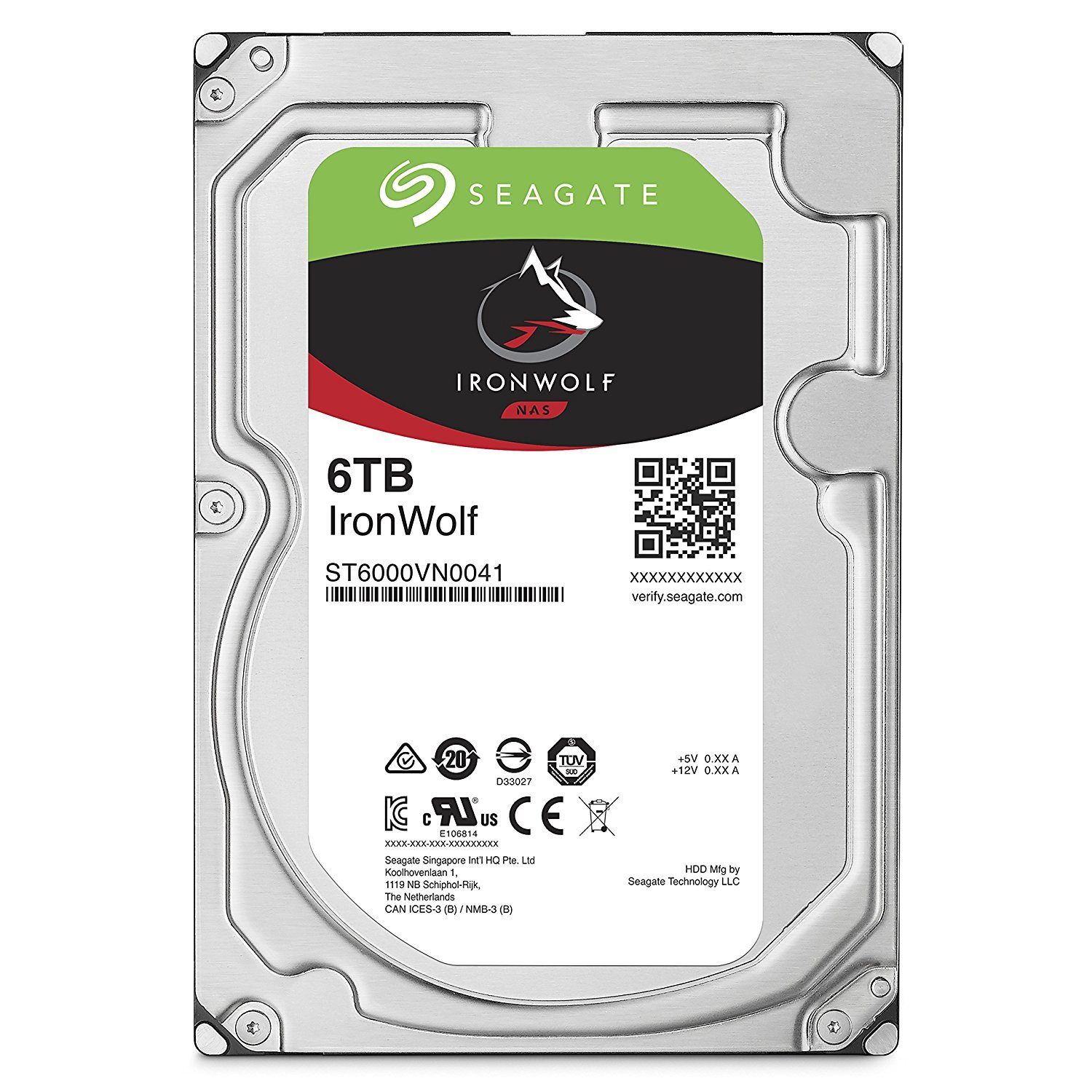 Disco Duro Seagate Ironwolf 6tb Sata 6gb/s 3.5'' Para Nas - Venta Internacional.