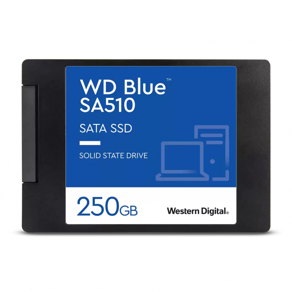 Ssd Western Digital Wd Blue Sa510, 250gb, Sata Iii, 2.5'', 7mm