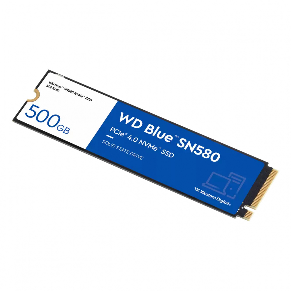 Foto 2 pulgar | Ssd Western Digital Wd Blue Sn580 Nvme 500 gb Pci Express 4.0 M.2