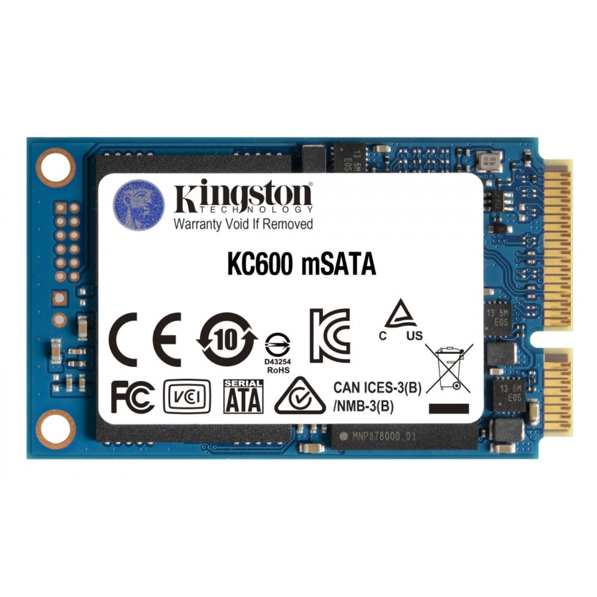 Foto 1 | Ssd Kingston Kc600 256gb Sata Iii Msata