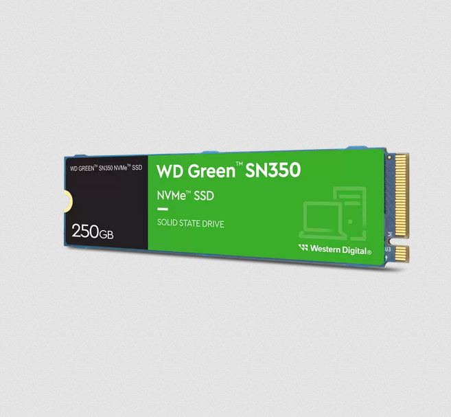 Ssd Western Digital Wd Green Sn350 Nvme, 250gb, Pci Express 3.0, M.2