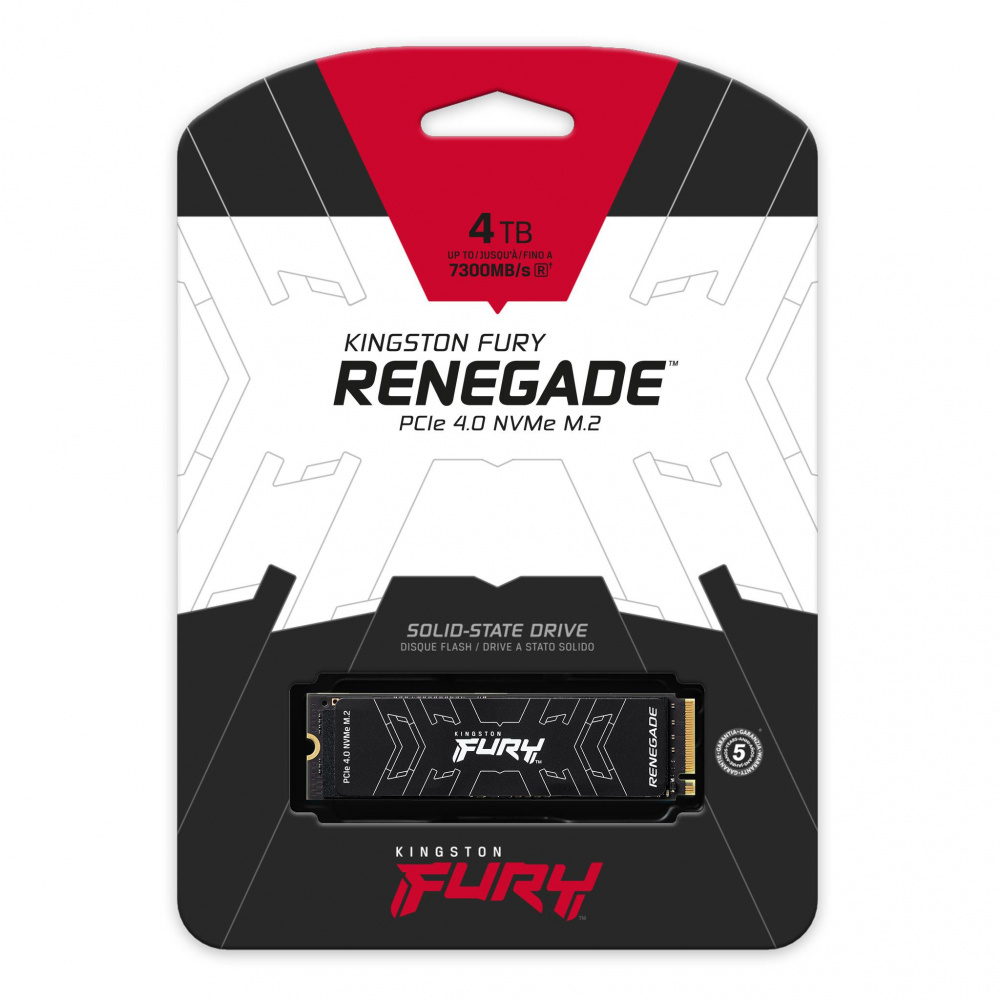 Foto 2 pulgar | Ssd Kingston Fury Renegade Nvme, 4tb, Pci Express 4.0, M.2