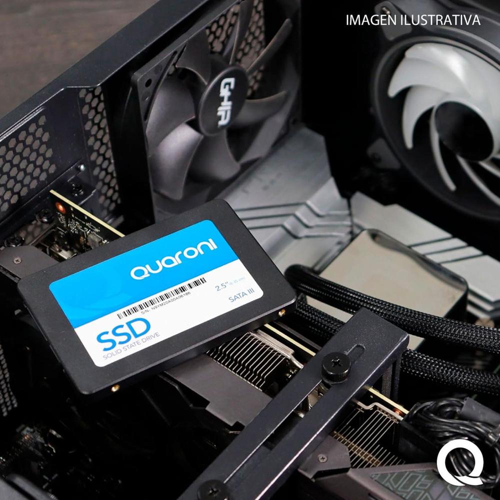 Foto 5 pulgar | Unidad De Estado Solido Ssd 2.5 256gb Quaroni Qssd256 Sata Iii 510/450 Mb/s