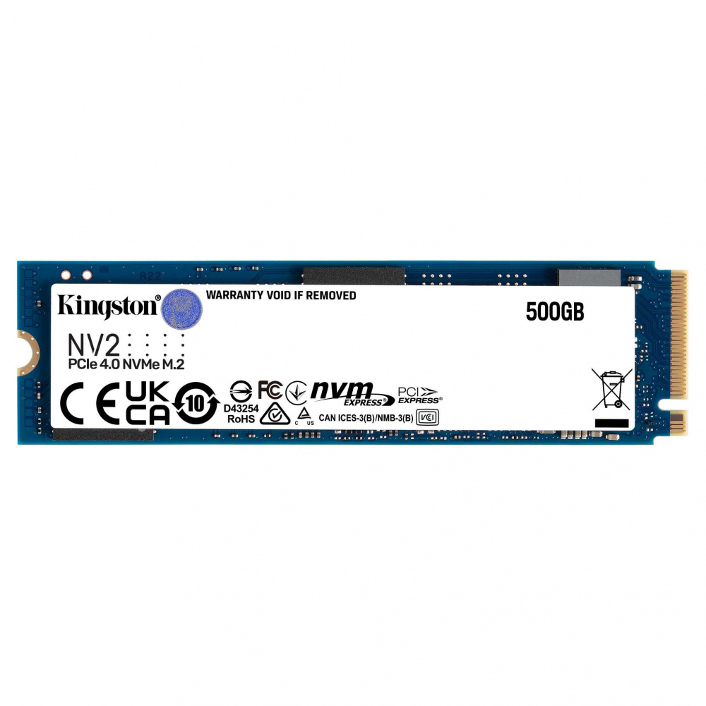 Foto 1 | Unidad De Estado Solido Ssd M.2 500gb Kingston Nv2 Pcie 4.0 Nvme Nv2/500g