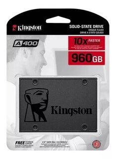 Foto 2 | Disco Sólido Ssd Interno Kingston 960gb Sata Negro Sa400s37/960