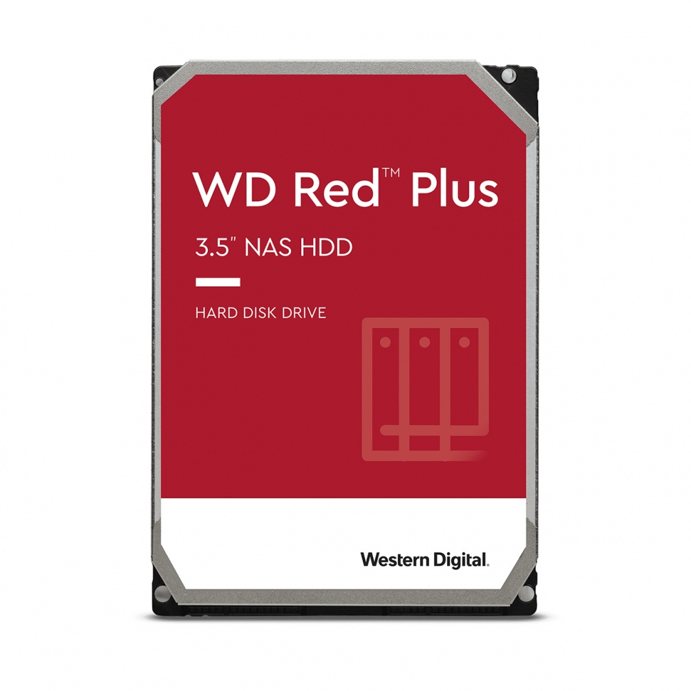 Disco Duro Interno Western Digital Wd Red Plus 3.5'', 12tb, Sata Iii, 6gbit/s, 5400rpm, 256mb Caché