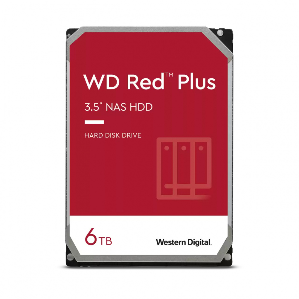 Foto 1 | Disco Duro Para Nas Western Digital Wd Red Plus 3.5'', 6tb, Sata Iii, 6gbit/s, 5400rpm, 256mb Caché