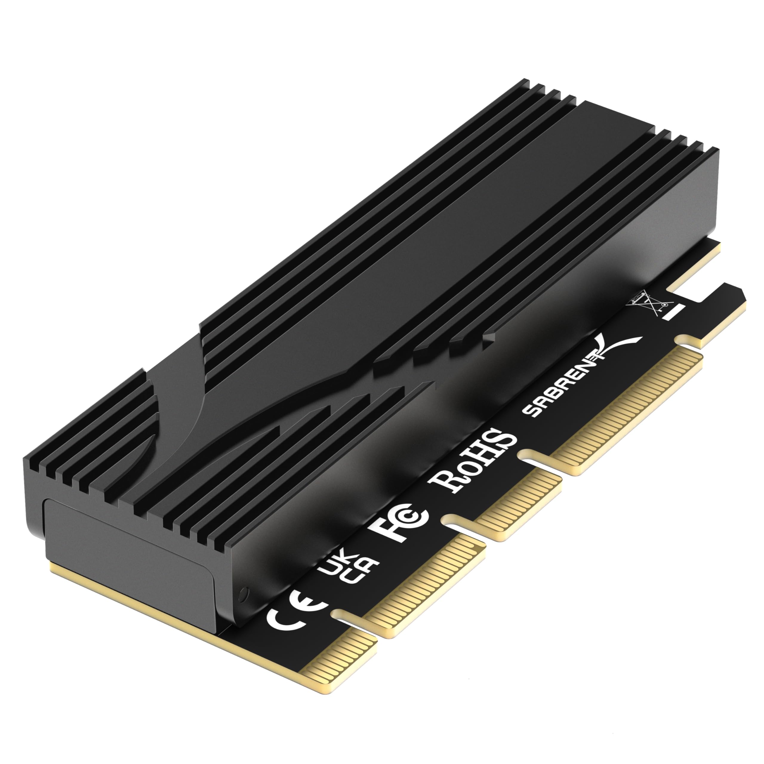 Foto 2 pulgar | Adaptador Ssd Sabrent M.2 Nvme A Pcie X16 Con Disipador Térmico De Aluminio - Venta Internacional.