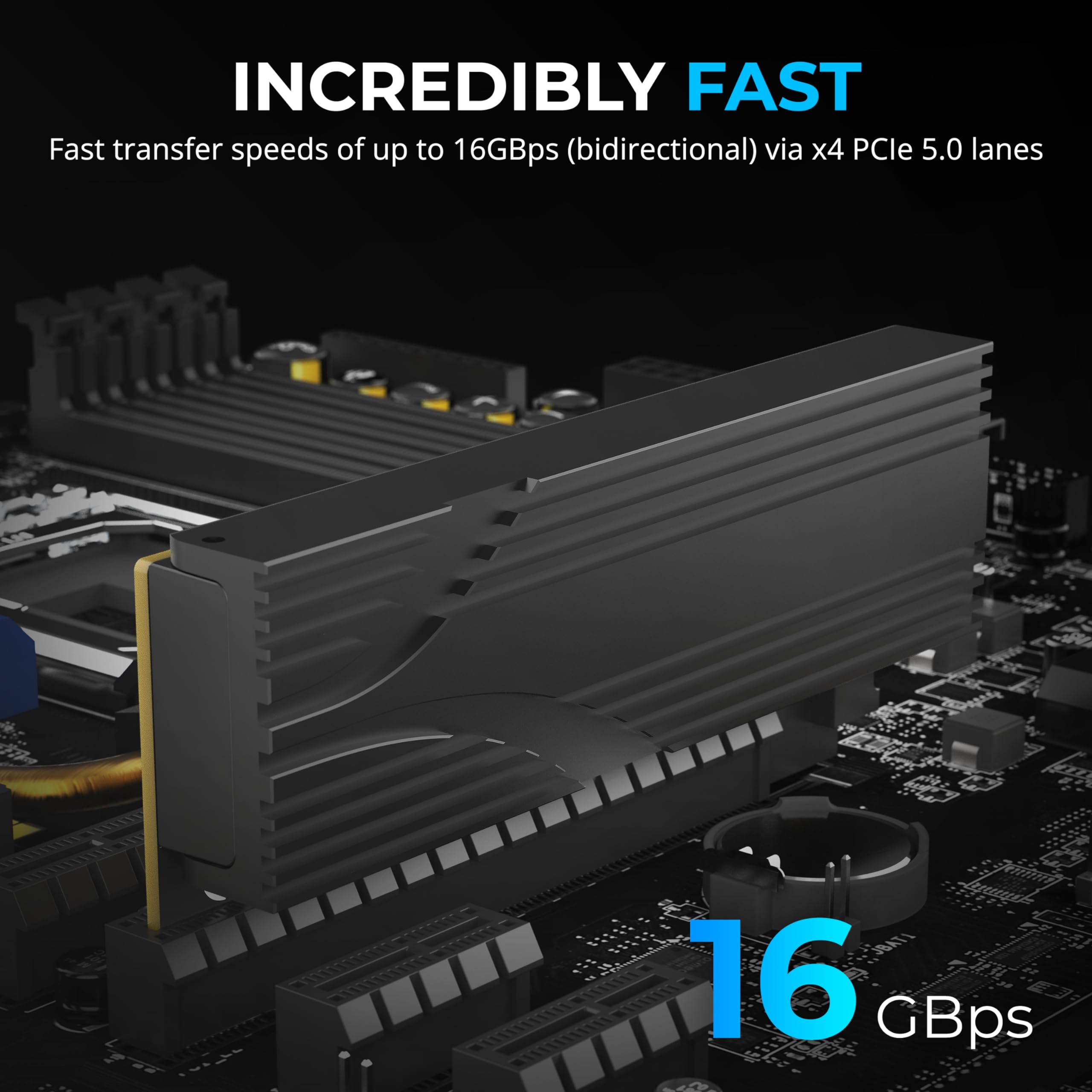 Foto 7 pulgar | Adaptador Ssd Sabrent M.2 Nvme A Pcie X16 Con Disipador Térmico De Aluminio - Venta Internacional.
