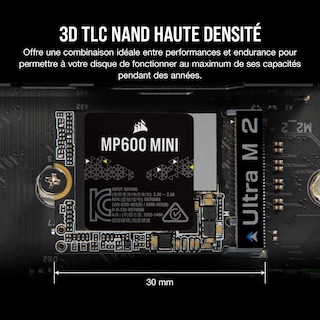 Foto 6 | Ssd Corsair Mp600 Mini De 1 Tb M.2 Nvme Pcie X4 Gen4 2 En Negro - Venta Internacional.