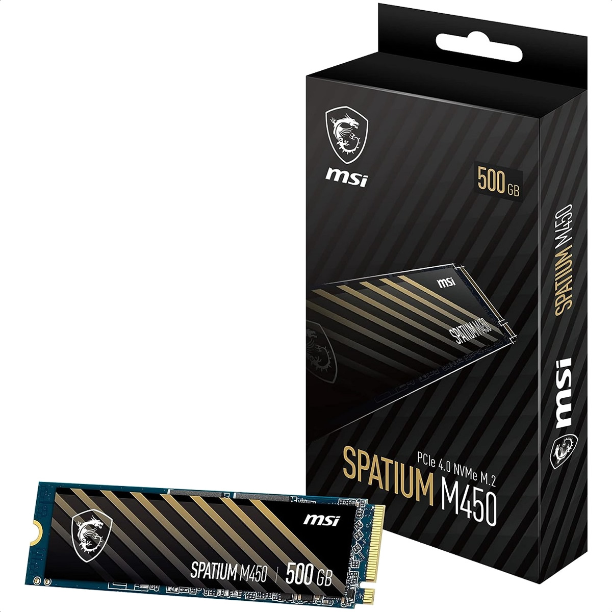 M.2 2280 Ssd 500 GB Msi Spatium M450 Pcie 4.0 Nvme
