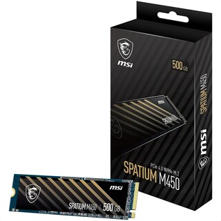 Foto 1 | M.2 2280 Ssd 500 GB Msi Spatium M450 Pcie 4.0 Nvme