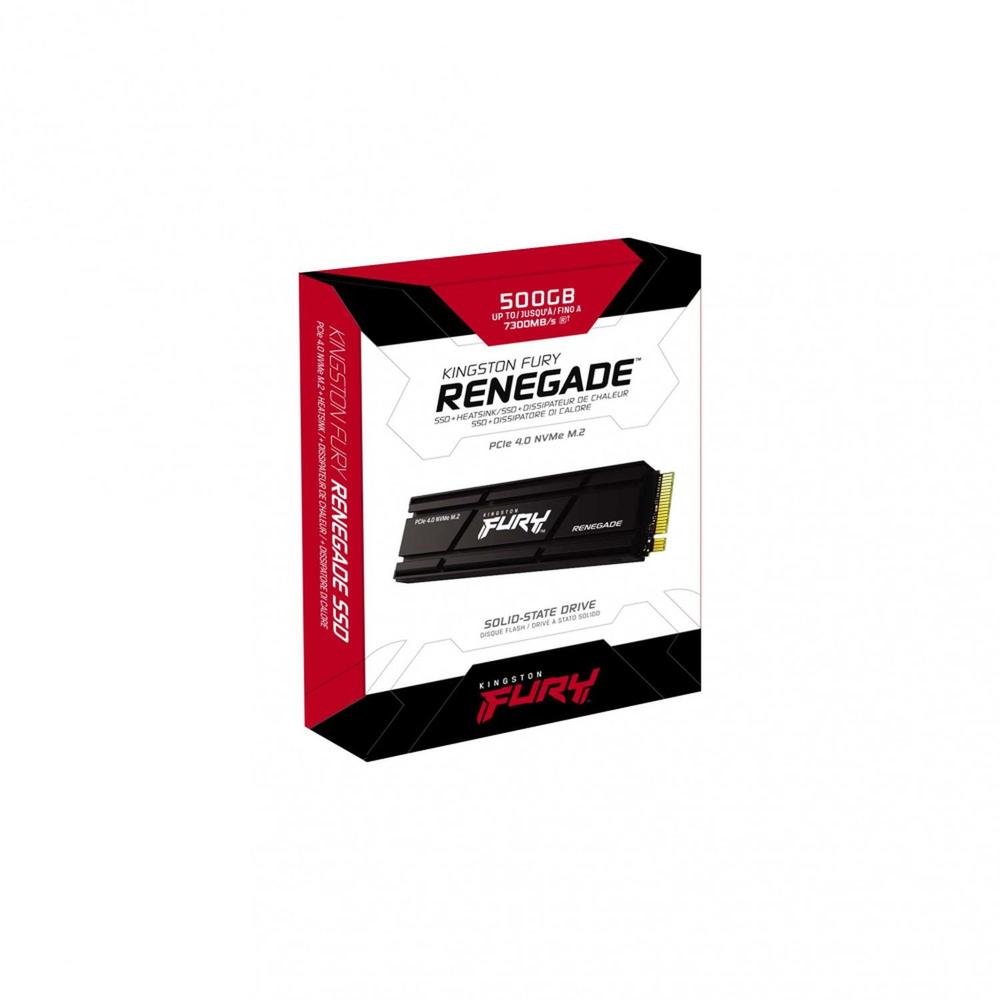 Foto 4 pulgar | Ssd Kingston Fury Renegade Nvme 500gb Pci Express 4.0 M.2 -