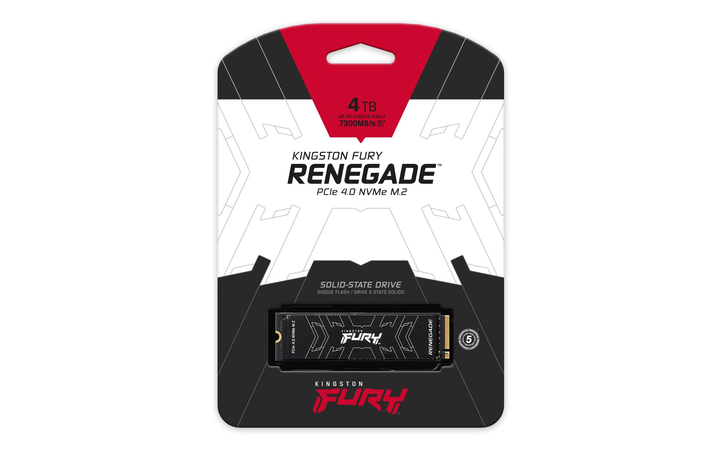 Foto 3 pulgar | Ssd Kingston Fury Renegade Pcie Gen 4.0 Nvme M.2 De 4 Tb - Venta Internacional.