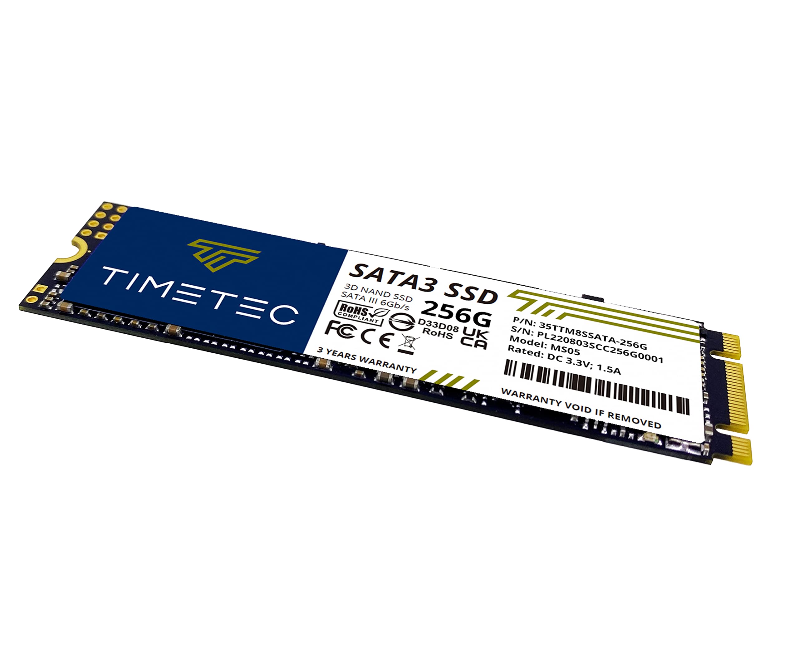 Foto 3 pulgar | Ssd Timetec 256 Gb X10 (paquete De 10) 3d Nand Tlc Sata Iii M.2 2280 - Venta Internacional.