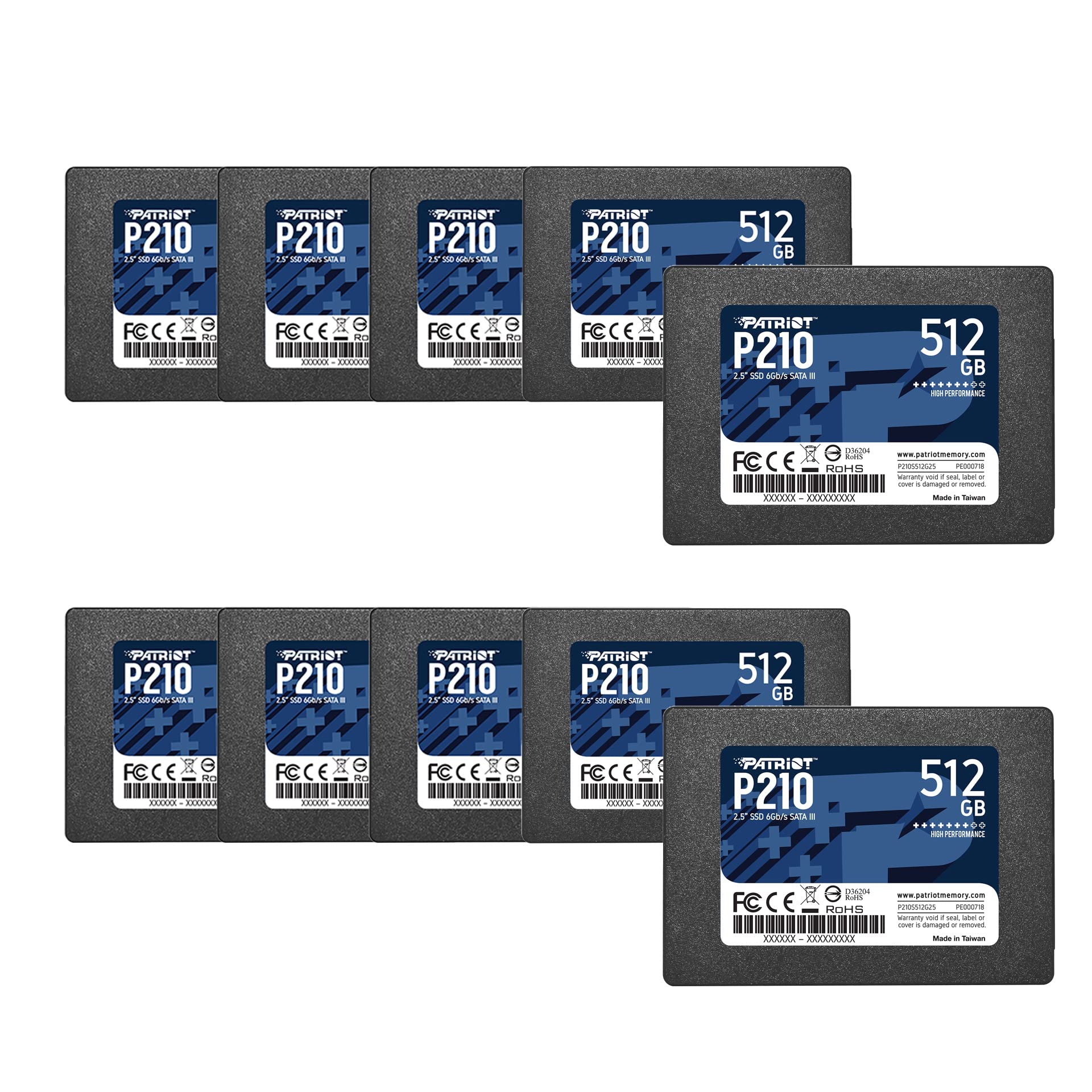 Foto 2 pulgar | Unidad De Estado Sólido Patriot P210 P210s512g25 512gb Sata 3 - Venta Internacional.