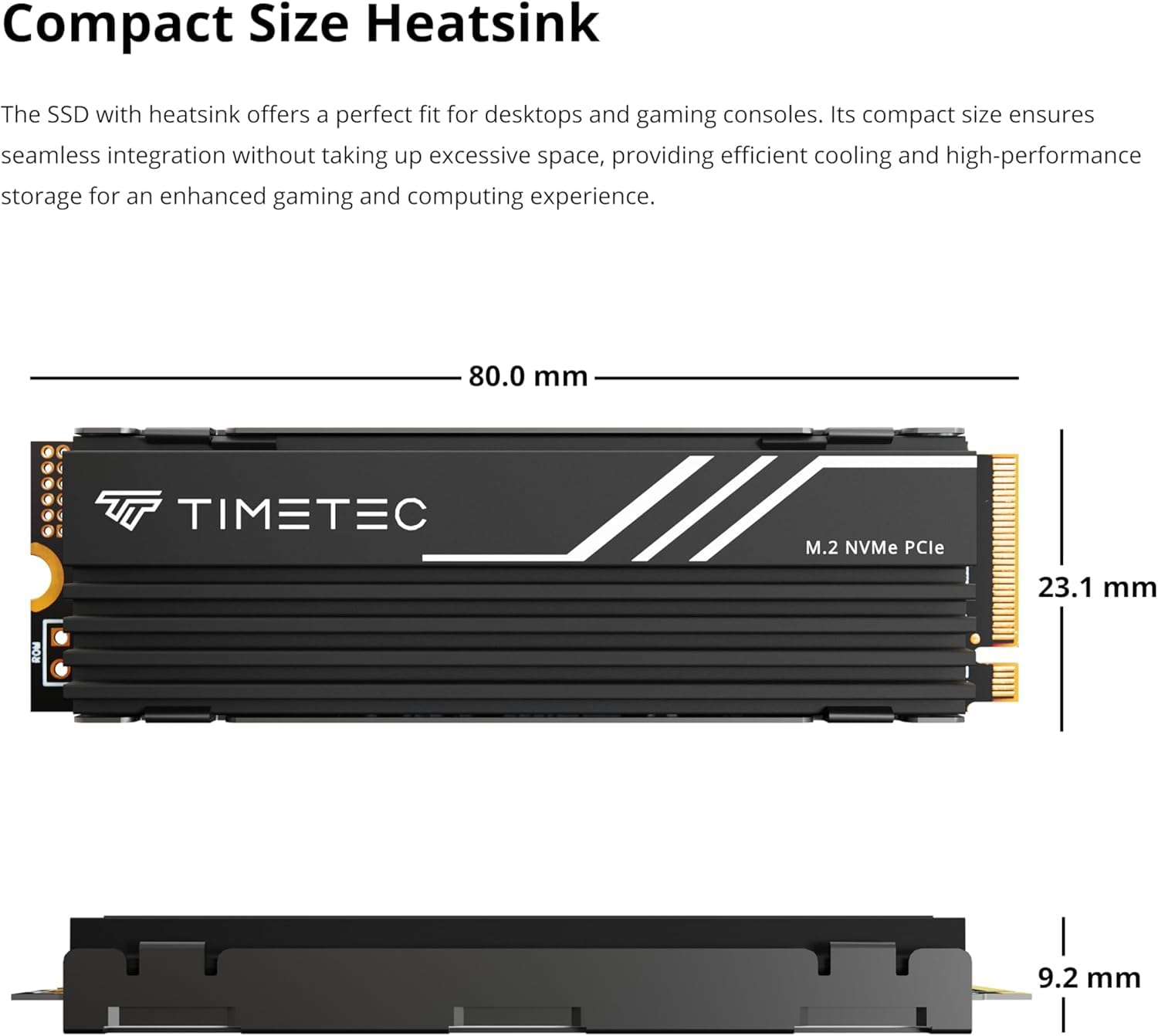 Foto 6 pulgar | Unidad Interna De Estado Sólido Timetec Pcie 4.0 Nvme De 1 Tb - Venta Internacional.