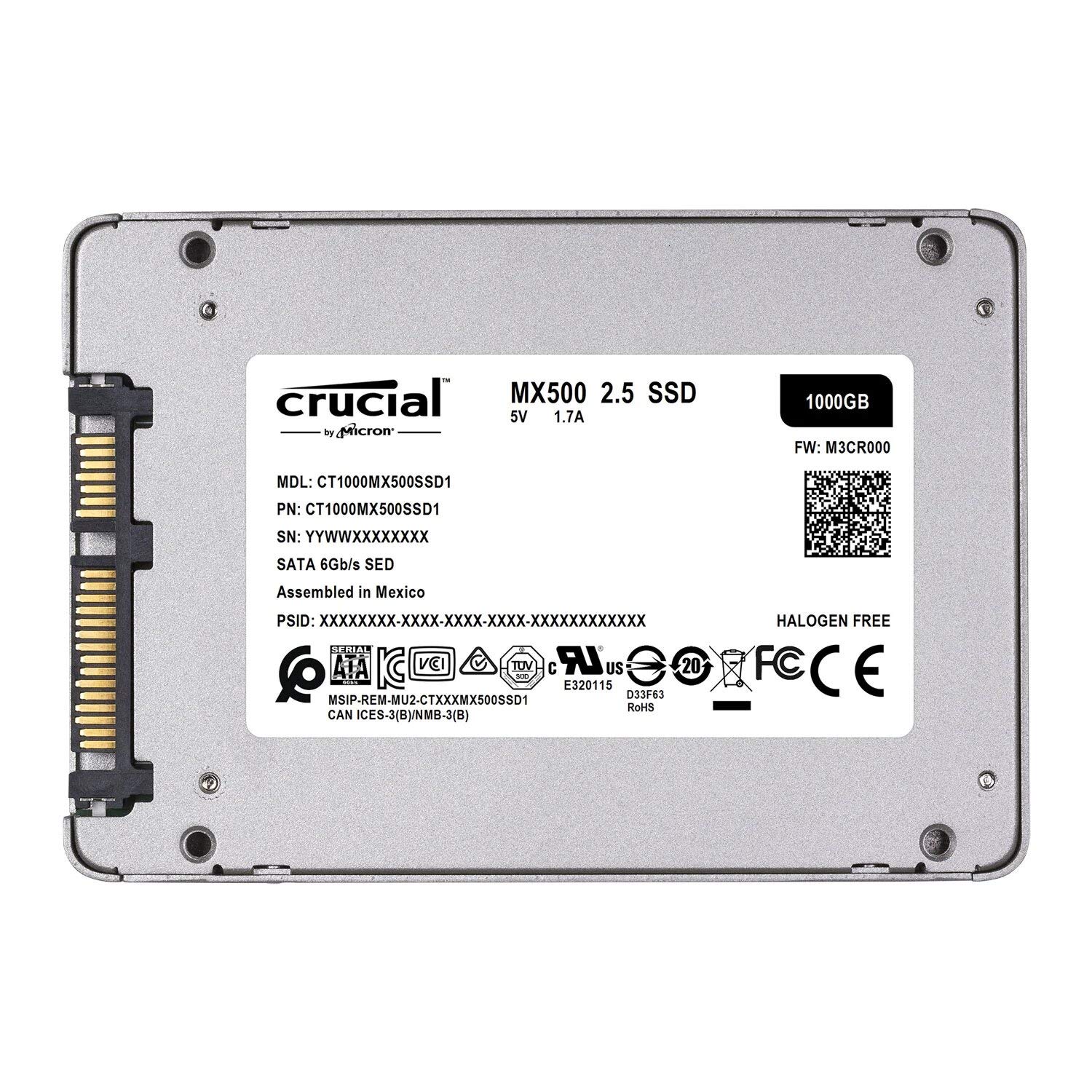 Foto 3 pulgar | Ssd Crucial Mx500 3d Nand Sata De 1 Tb, 2,5'', 560 Mb/s - Venta Internacional.