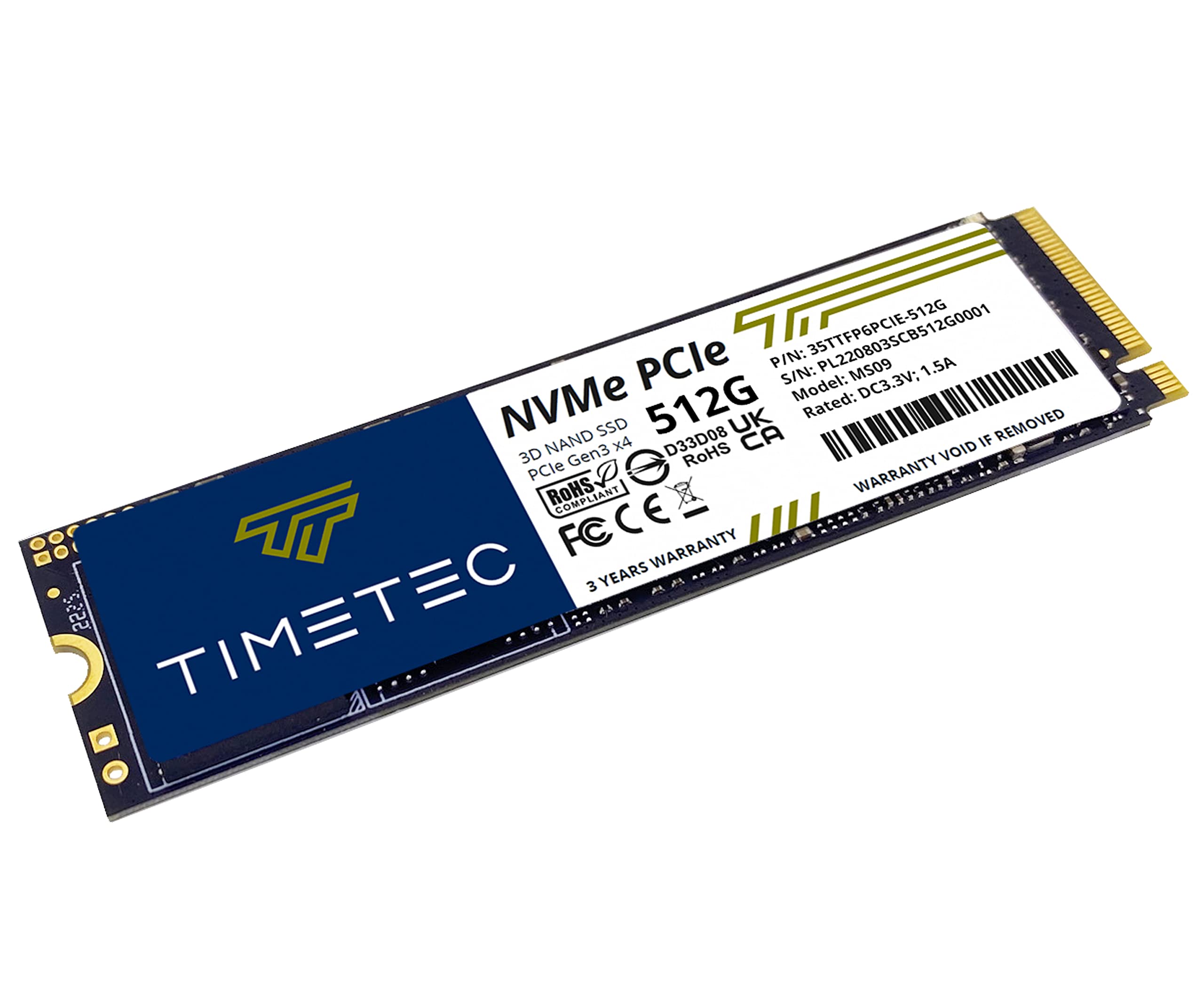 Foto 4 pulgar | Unidad De Estado Sólido Interna Timetec 512gb Ssd Nvme Pcie - Venta Internacional.