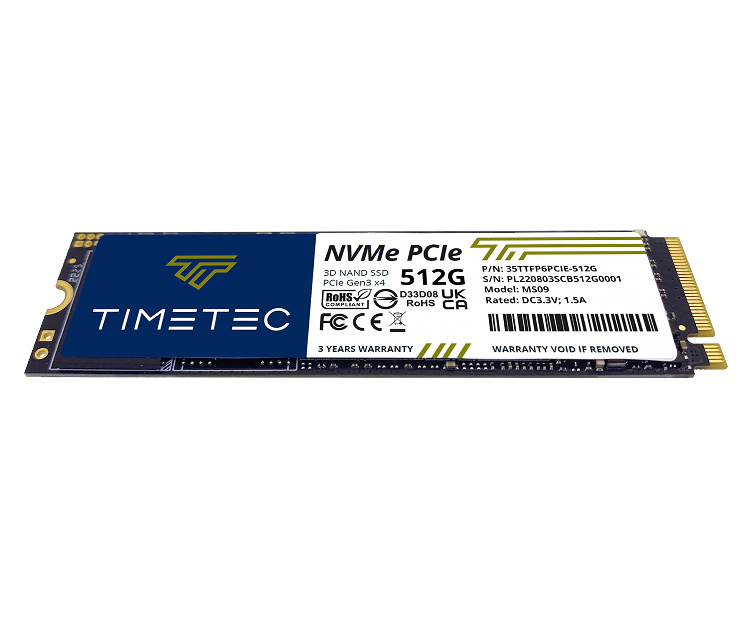 Foto 5 pulgar | Unidad De Estado Sólido Interna Timetec 512gb Ssd Nvme Pcie - Venta Internacional.