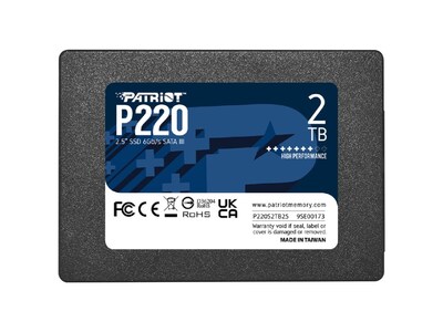 Foto 1 | Unidad De Estado Sólido Interna Ssd Patriot P220 De 2 Tb Sata 3 2.5 - Venta Internacional.