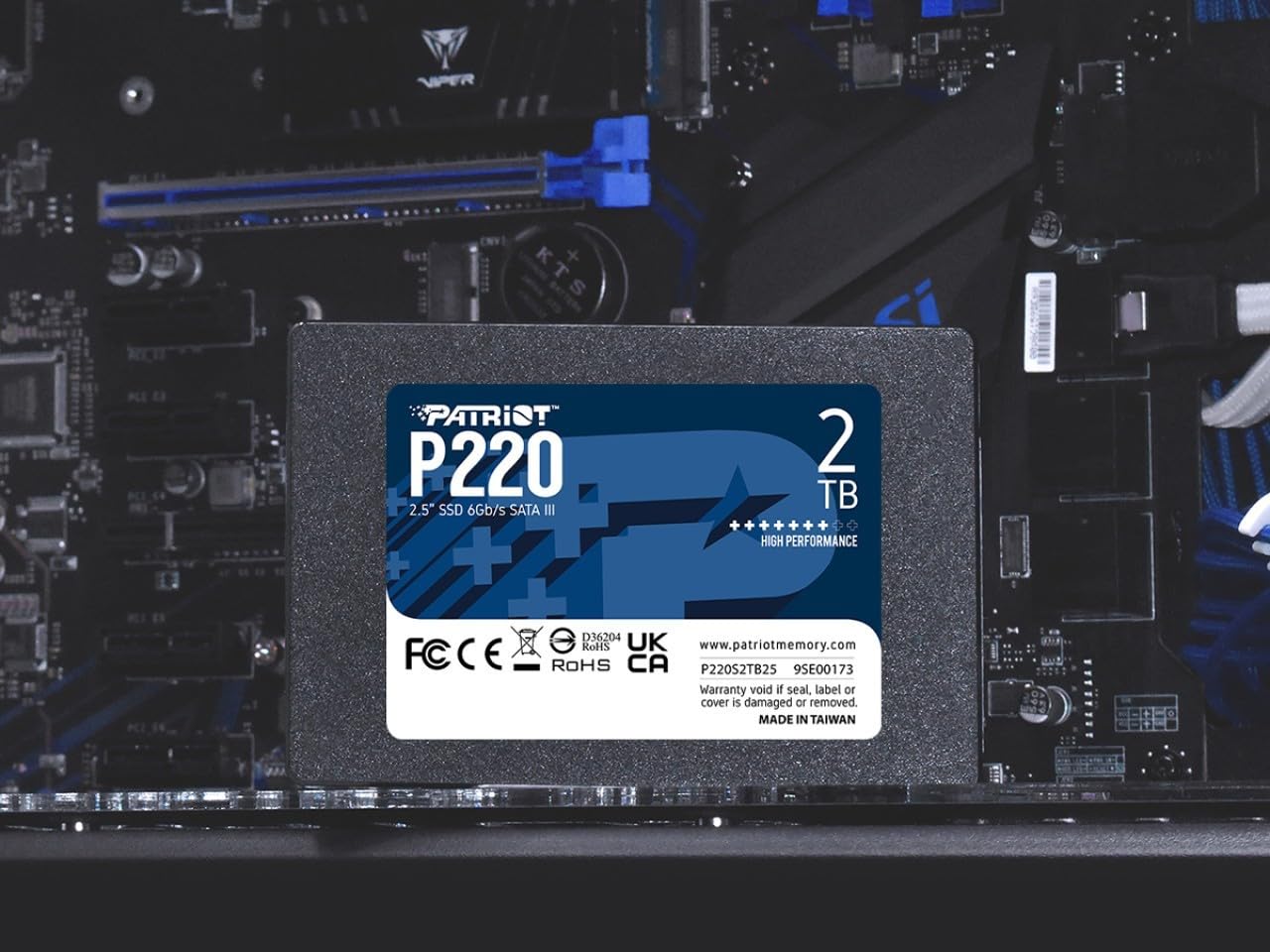 Foto 3 | Unidad De Estado Sólido Interna Ssd Patriot P220 De 2 Tb Sata 3 2.5 - Venta Internacional.