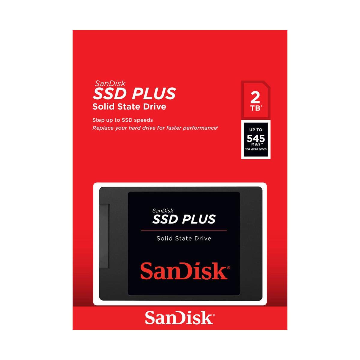 Foto 3 pulgar | Ssd Interno Sandisk Ssd Plus Sata Iii De 2 Tb Y 6 Gb/s De 2,5 Pulgadas - Venta Internacional.
