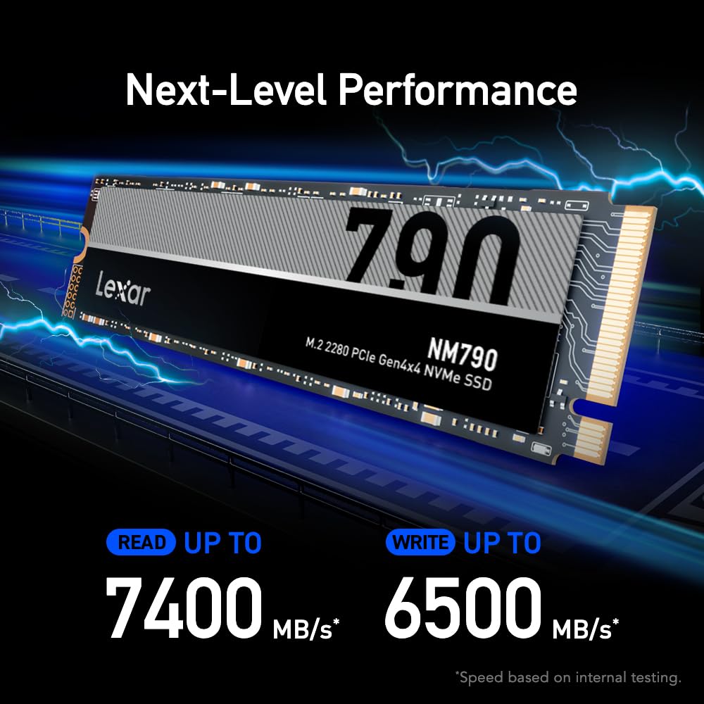 Foto 3 pulgar | Unidad De Estado Sólido Lexar 1tb Nm790 Ssd Pcie Gen4 Nvme M.2 2280 - Venta Internacional.