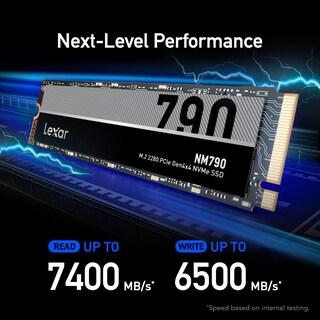 Foto 2 | Unidad De Estado Sólido Lexar 1tb Nm790 Ssd Pcie Gen4 Nvme M.2 2280 - Venta Internacional.