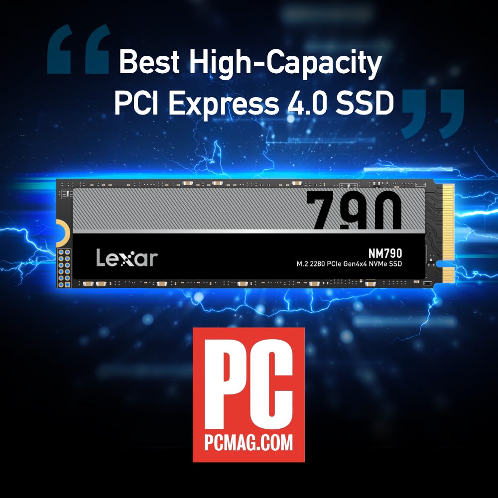 Foto 7 pulgar | Unidad De Estado Sólido Lexar 1tb Nm790 Ssd Pcie Gen4 Nvme M.2 2280 - Venta Internacional.