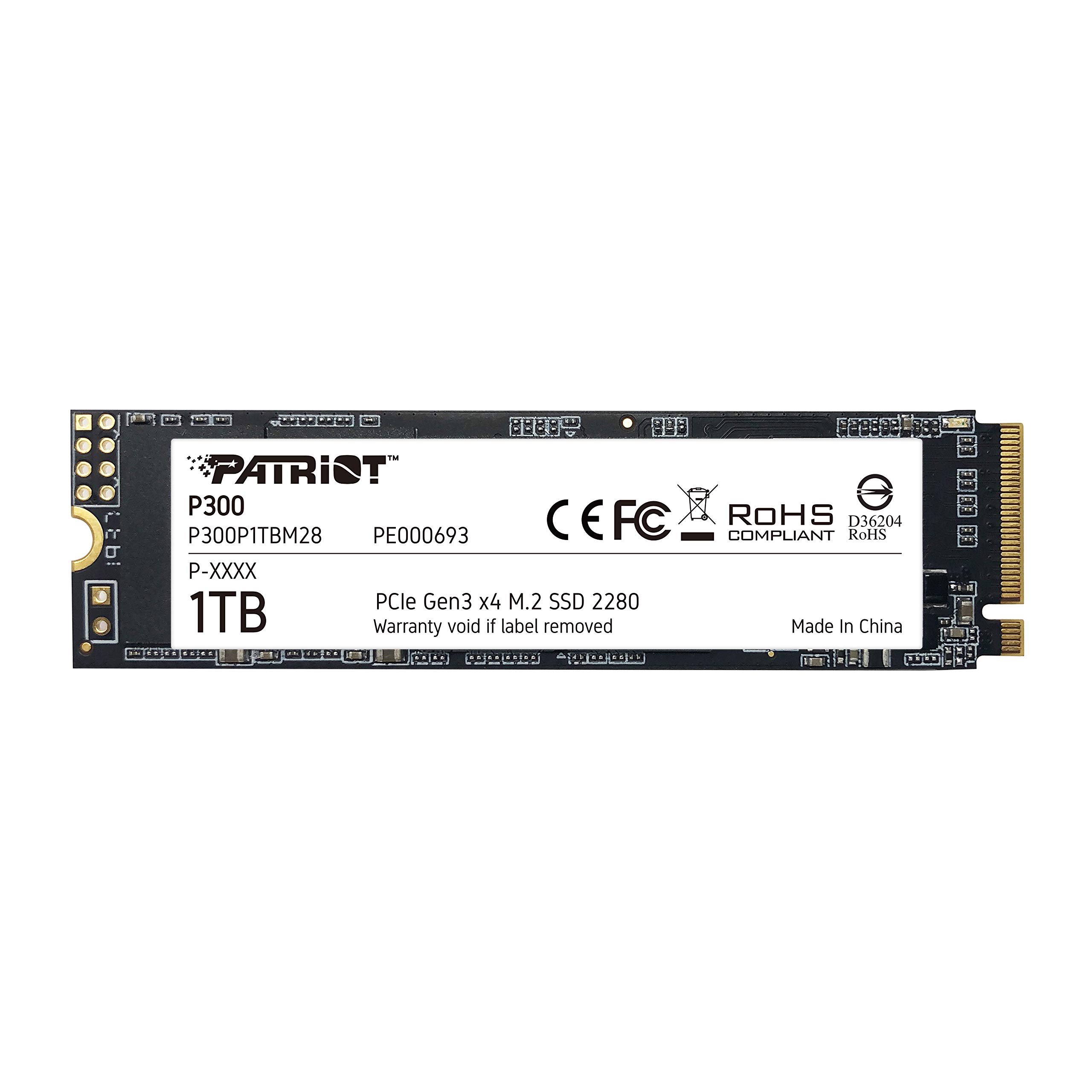 Foto 2 pulgar | Ssd Patriot P300 M.2 Pcie Gen 3 X4 De 1 Tb De Bajo Consumo Durante 5 Años - Venta Internacional.
