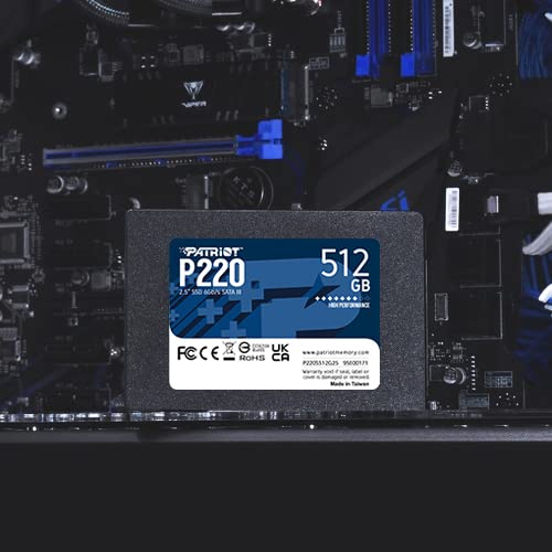 Foto 5 pulgar | Ssd Interno Patriot P220 512 Gb Sata 3 2.5 - P220s512g25 - Venta Internacional.