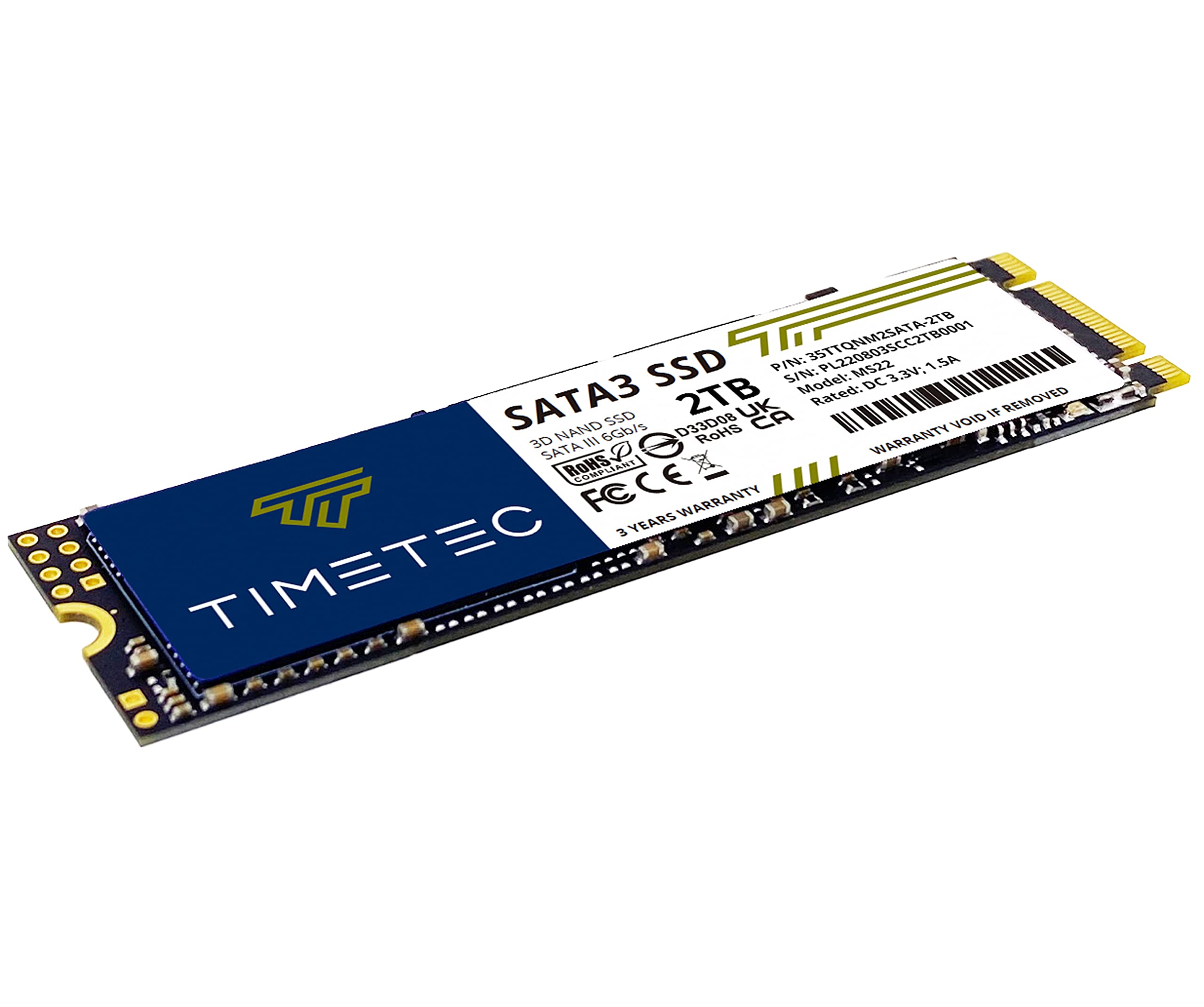 Foto 3 | Ssd Timetec 3d Nand Qlc Sata Iii 6 Gb/s M.2 2280 Ngff - Venta Internacional.