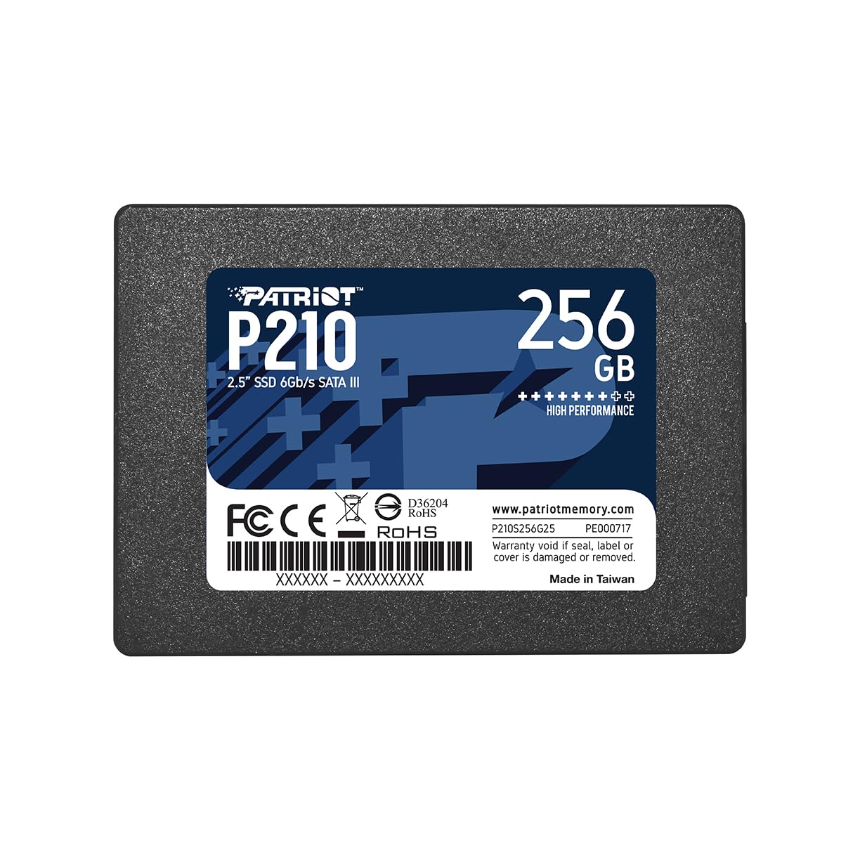 Foto 2 pulgar | Unidad De Estado Sólido Patriot P210 P210s256g25 256gb Sata 3 - Venta Internacional.