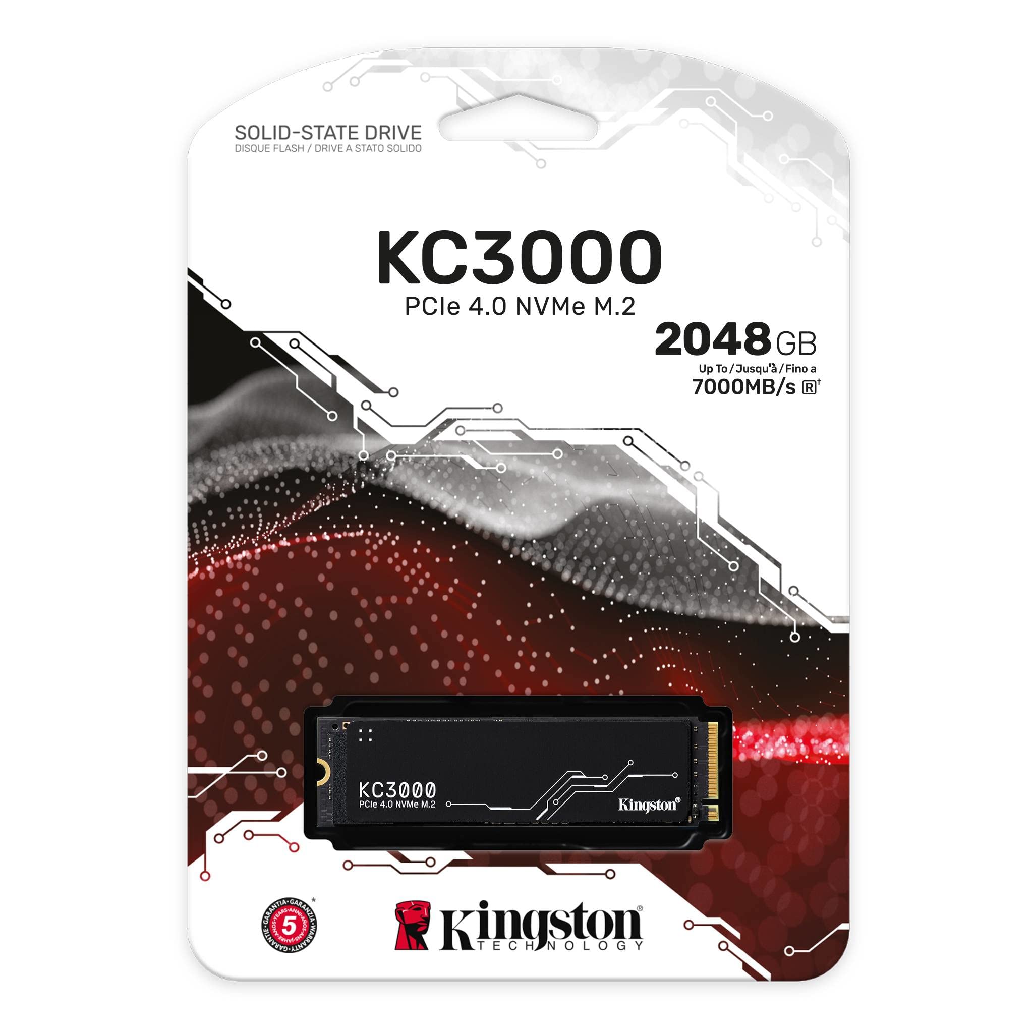 Foto 4 pulgar | Ssd Kingston Kc3000 Pcie 4.0 Nvme M.2 De 2048 Gb - Venta Internacional.