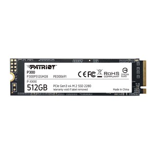 Foto 1 | Ssd Patriot P300 M.2 Pcie Gen 3 X4 512 Gb De Bajo Consumo 512 Gb - Venta Internacional.