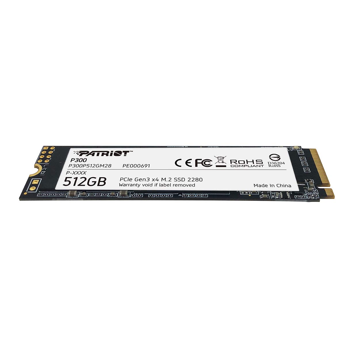Foto 3 | Ssd Patriot P300 M.2 Pcie Gen 3 X4 512 Gb De Bajo Consumo 512 Gb - Venta Internacional.